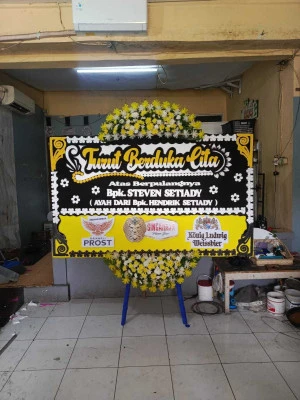 Papan Bunga di Pasir Gunung Selatan Cimanggis